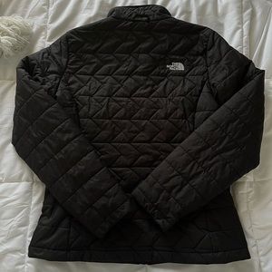 Black North Face puffer jacket